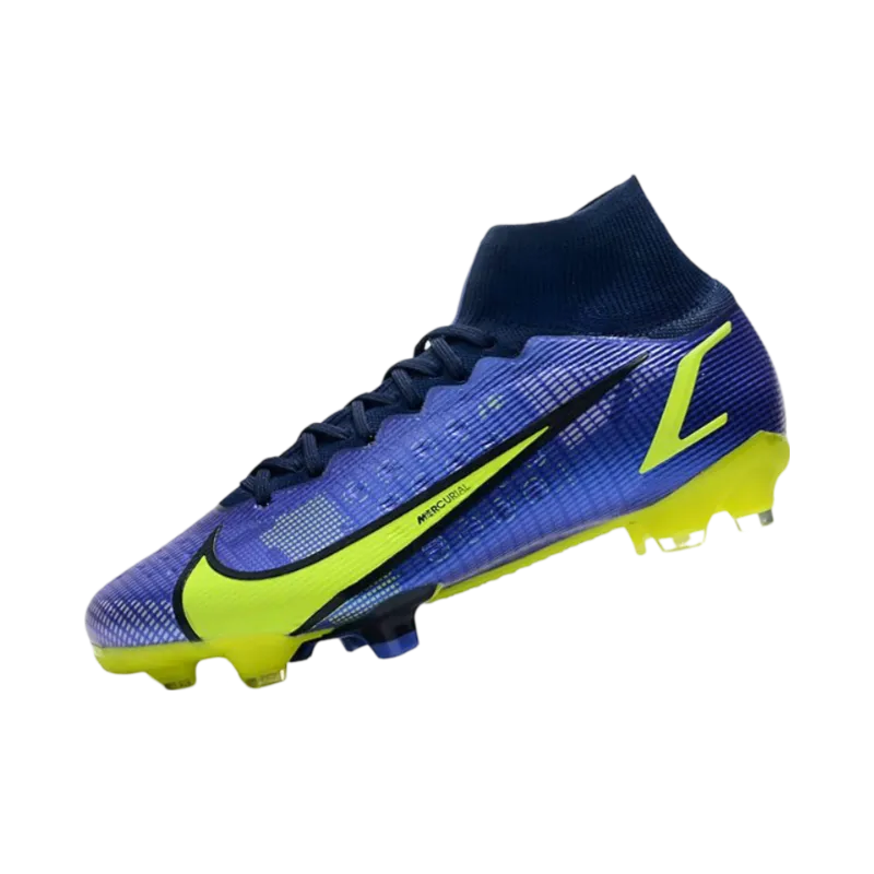 Nike Mercurial Superfly 8 Elite DF FG Sapphire Volt Blue - Goatkits Boots