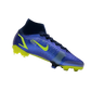 Nike Mercurial Superfly 8 Elite DF FG Sapphire Volt Blue - Goatkits Boots