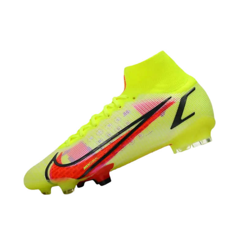 Nike Mercurial Superfly 8 Elite DF FG Volt Carmine Black - Goatkits Boots