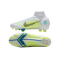 Nike Mercurial Superfly 8 Elite FG White Yellow Bleu - Goatkits Boots