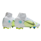 Nike Mercurial Superfly 8 Elite FG White Yellow Bleu - Goatkits Boots