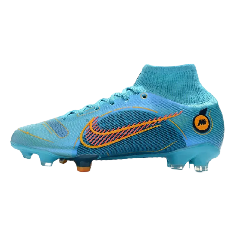 Nike Mercurial Superfly 8 Elite FG New Blue Chlorine Orange Laser Marina - Goatkits Boots