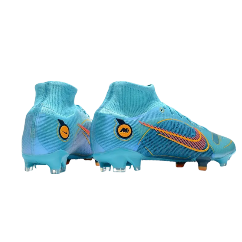 Nike Mercurial Superfly 8 Elite FG New Blue Chlorine Orange Laser Marina - Goatkits Boots