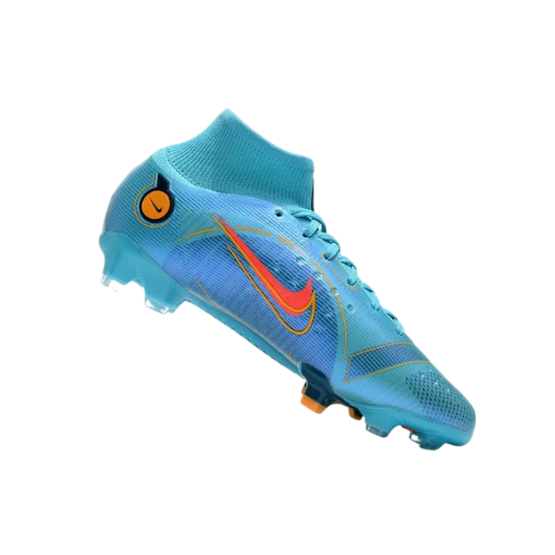 Nike Mercurial Superfly 8 Elite FG New Blue Chlorine Orange Laser Marina - Goatkits Boots