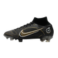 Nike Mercurial Superfly 8 Elite FG New Black Gold Metallic Silver Metallic - Goatkits Boots