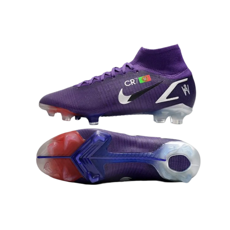 Nike Mercurial Superfly 8 Elite FG Ronaldo CR7 Purple - Goatkits Boots