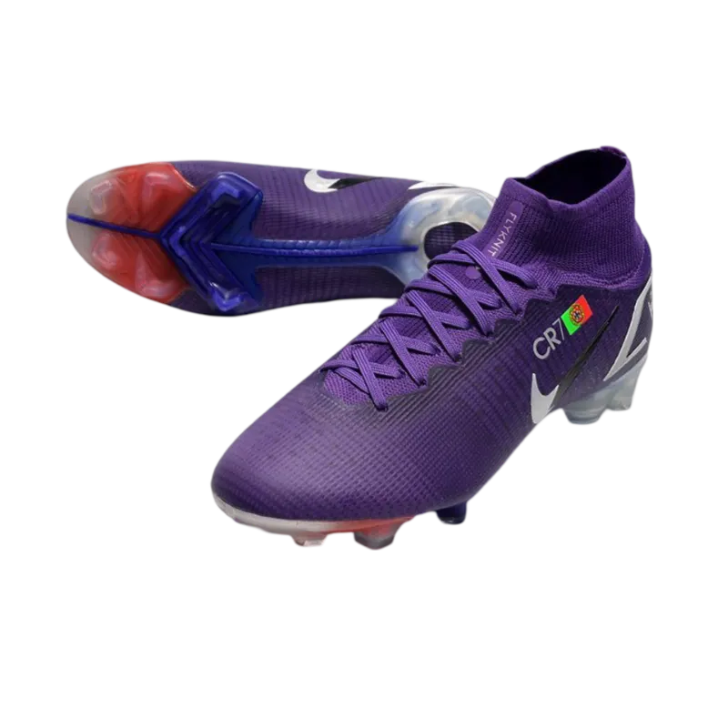 Nike Mercurial Superfly 8 Elite FG Ronaldo CR7 Purple - Goatkits Boots