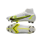 Nike Mercurial Superfly 8 Elite FG Silver Safari White Black Yellow Fluo - Goatkits Boots