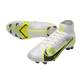 Nike Mercurial Superfly 8 Elite FG Silver Safari White Black Yellow Fluo - Goatkits Boots