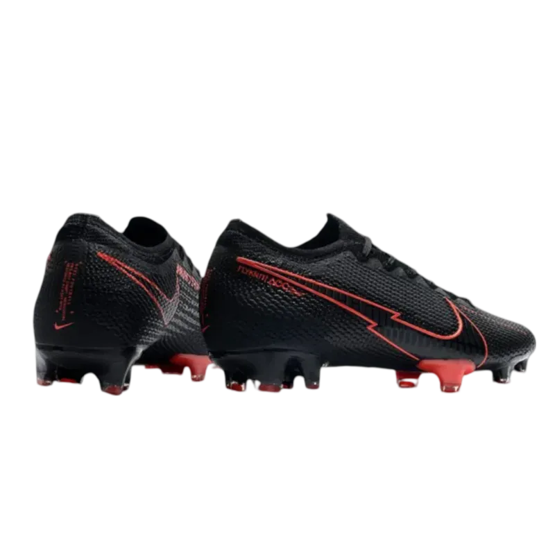 Nike Mercurial Vapor 13 Elite FG ACC Men Black Red - Goatkits Boots