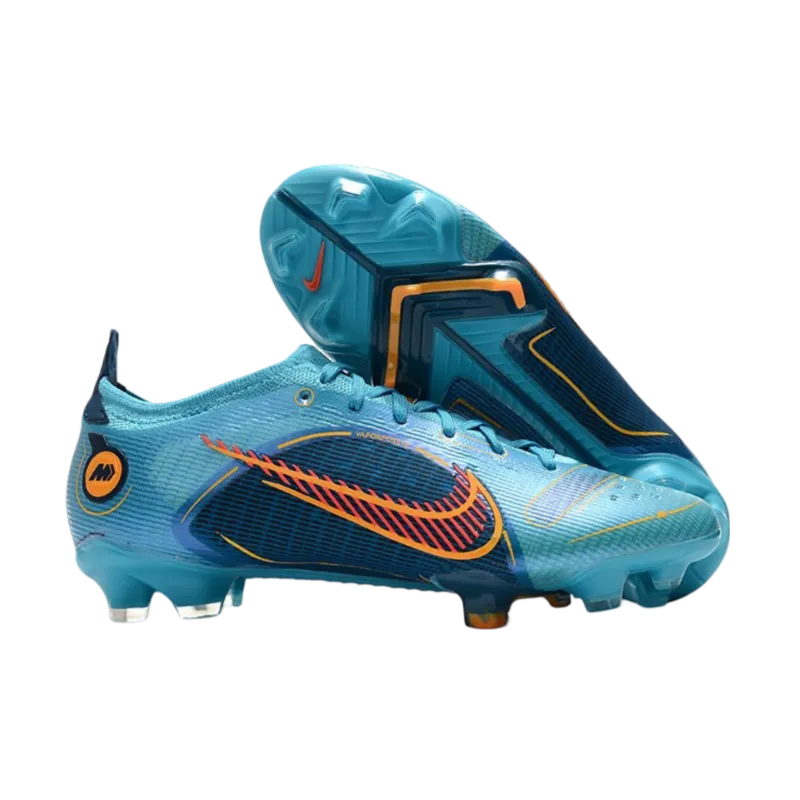 Nike Mercurial Vapor 14 Elite FG Blue Chlorine Orange Laser Marina - Goatkits Boots