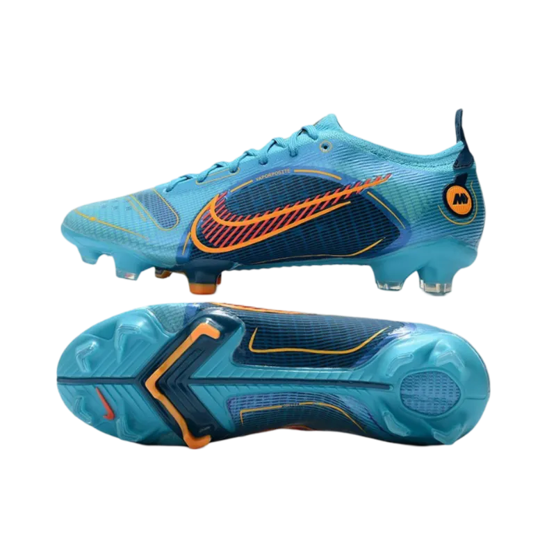 Nike Mercurial Vapor 14 Elite FG Blue Chlorine Orange Laser Marina - Goatkits Boots