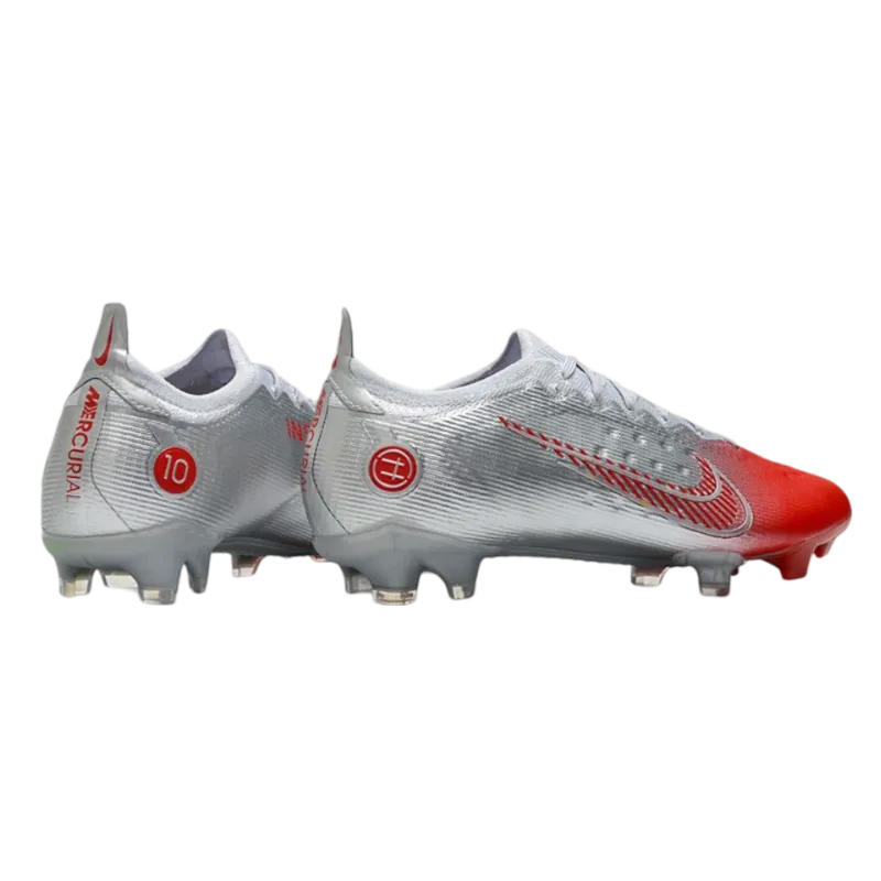 Nike Mercurial Vapor 14 Elite FG Leroy Sane Silver Red - Goatkits Boots