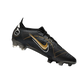 Nike Mercurial Vapor 14 Elite FG Black Metallic Gold Metallic Silver - Goatkits Boots