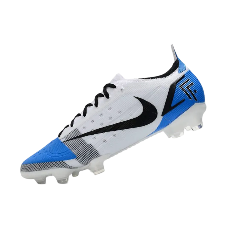 Nike Mercurial Vapor 14 Elite FG White Bleu Black - Goatkits Boots