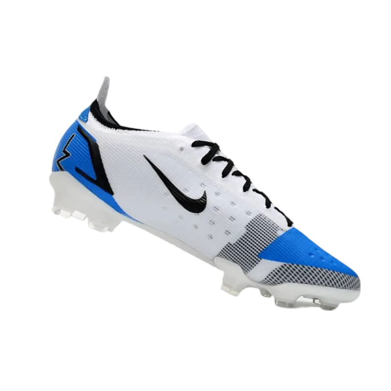 Nike Mercurial Vapor 14 Elite FG White Bleu Black - Goatkits Boots