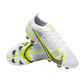 Nike Mercurial Vapor 14 Elite FG White Black Metallic Silver Volt - Goatkits Boots