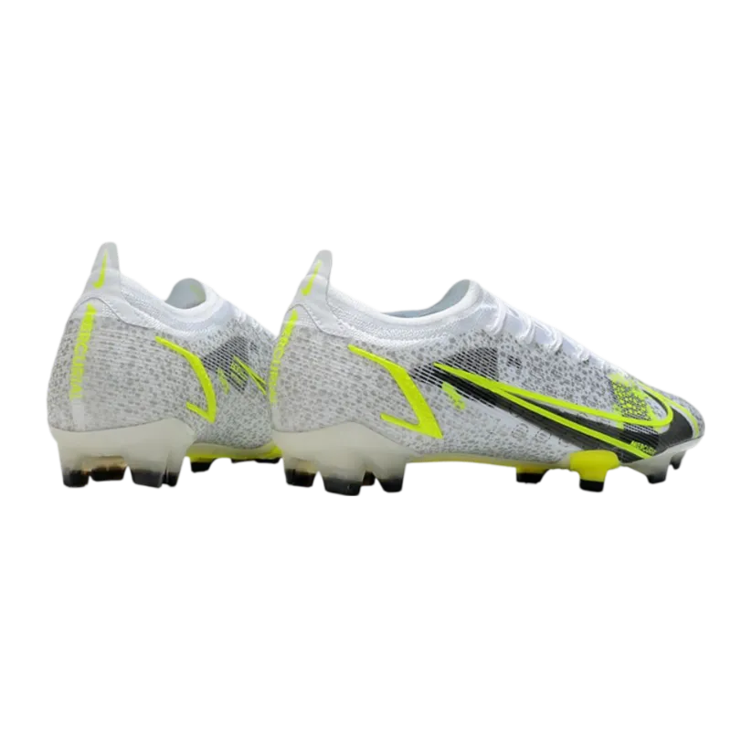 Nike Mercurial Vapor 14 Elite FG White Black Metallic Silver Volt - Goatkits Boots