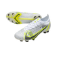 Nike Mercurial Vapor 14 Elite FG White Black Metallic Silver Volt - Goatkits Boots