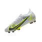 Nike Mercurial Vapor 14 Elite FG White Black Metallic Silver Volt - Goatkits Boots