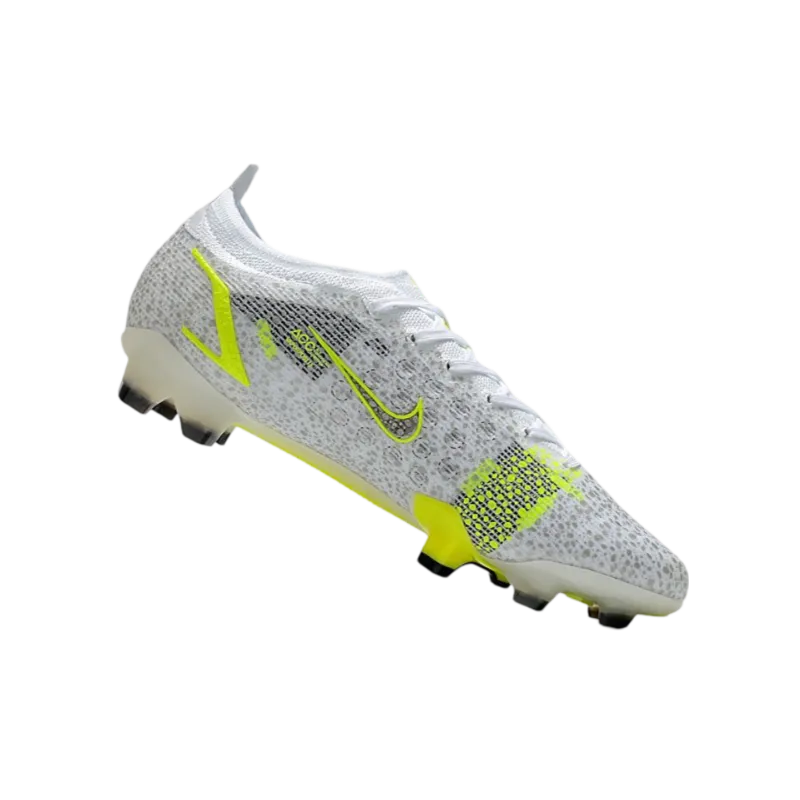 Nike Mercurial Vapor 14 Elite FG White Black Metallic Silver Volt - Goatkits Boots