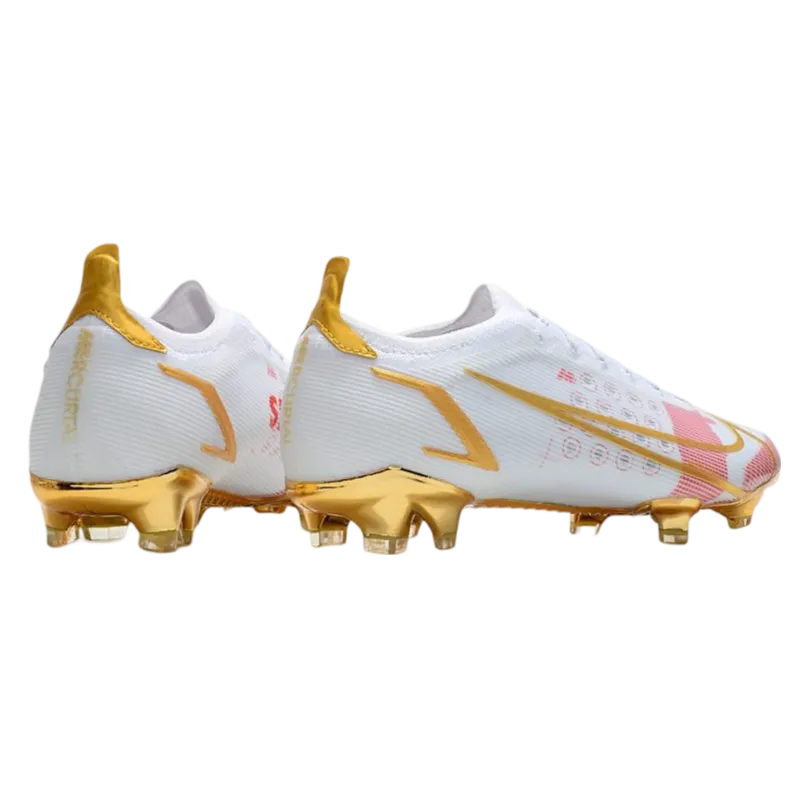 Nike Mercurial Vapor 14 Elite FG White Red Gold - Goatkits Boots