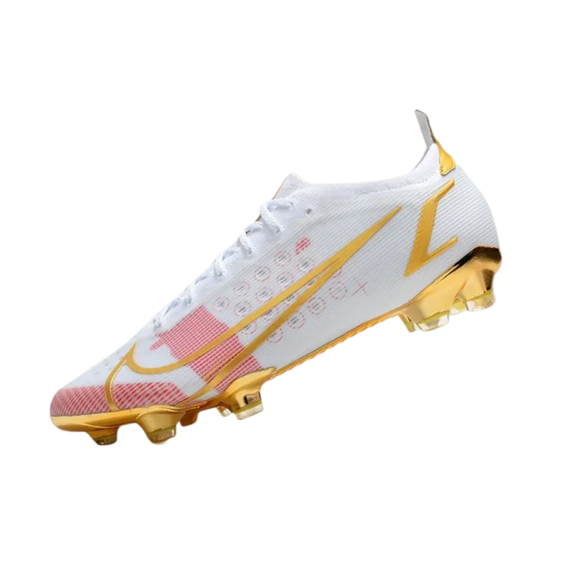 Nike Mercurial Vapor 14 Elite FG White Red Gold - Goatkits Boots