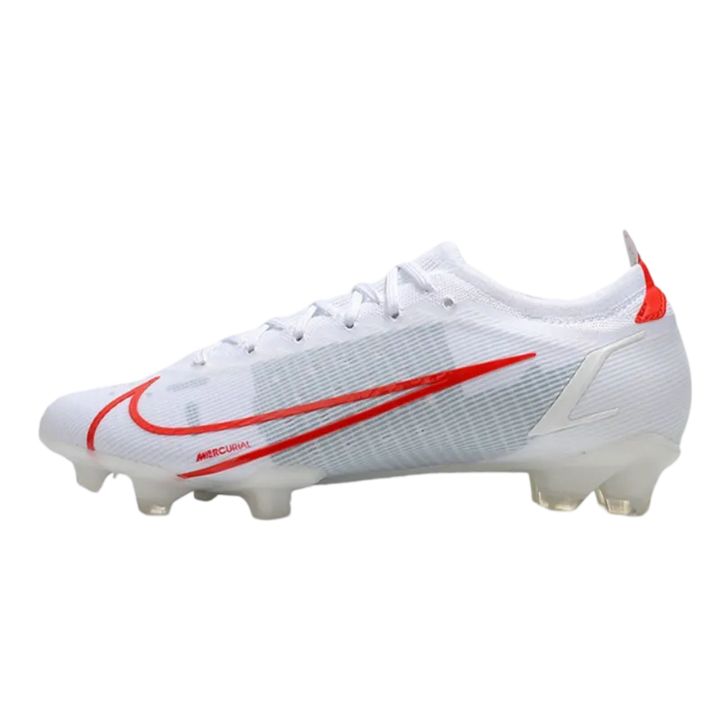 Nike Mercurial Vapor 14 Elite FG White Red - Goatkits Boots