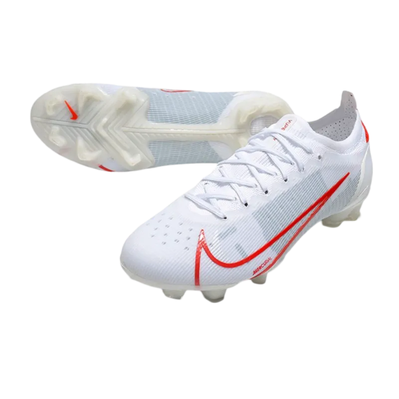 Nike Mercurial Vapor 14 Elite FG White Red - Goatkits Boots