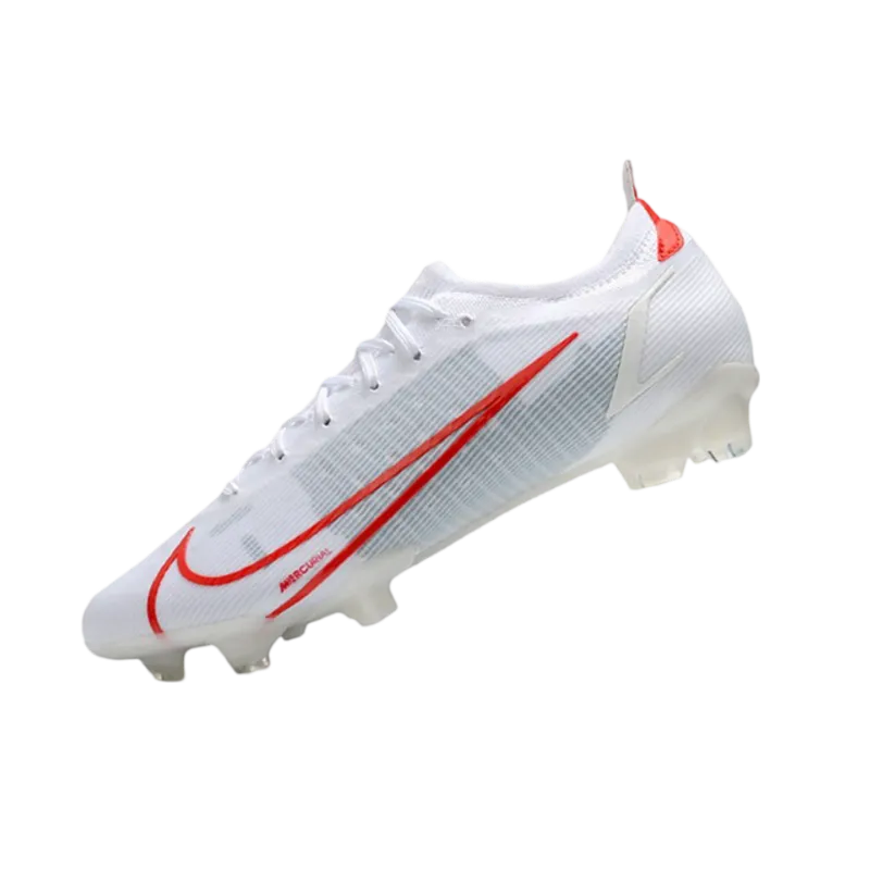 Nike Mercurial Vapor 14 Elite FG White Red - Goatkits Boots