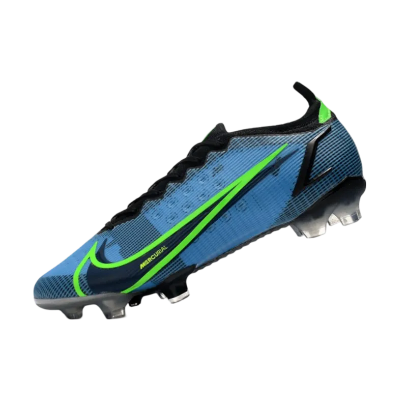 Nike Mercurial Vapor 14 Elite FG Bleu Black Volt - Goatkits Boots