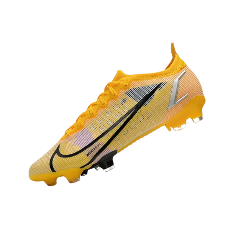 Nike Mercurial Vapor 14 Elite FG Yellow Black - Goatkits Boots