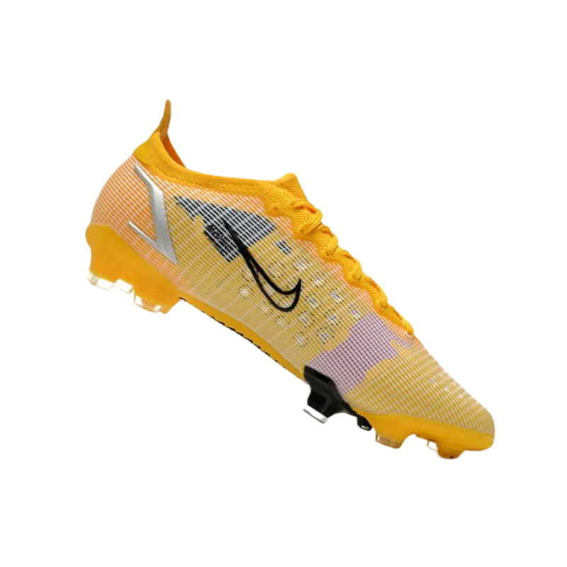 Nike Mercurial Vapor 14 Elite FG Yellow Black - Goatkits Boots