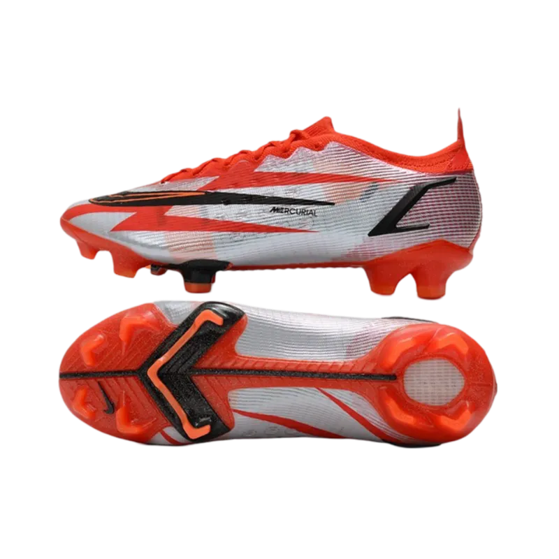 Nike Mercurial Vapor 14 Elite FG Red Chili Black Phantom Orange Total - Goatkits Boots