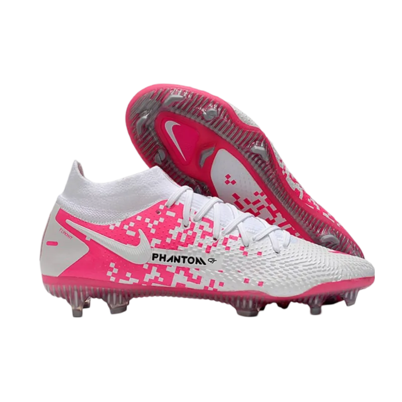 Nike Phantom GT Elite Dynamic Fit FG White Pink  - Goatkits Boots