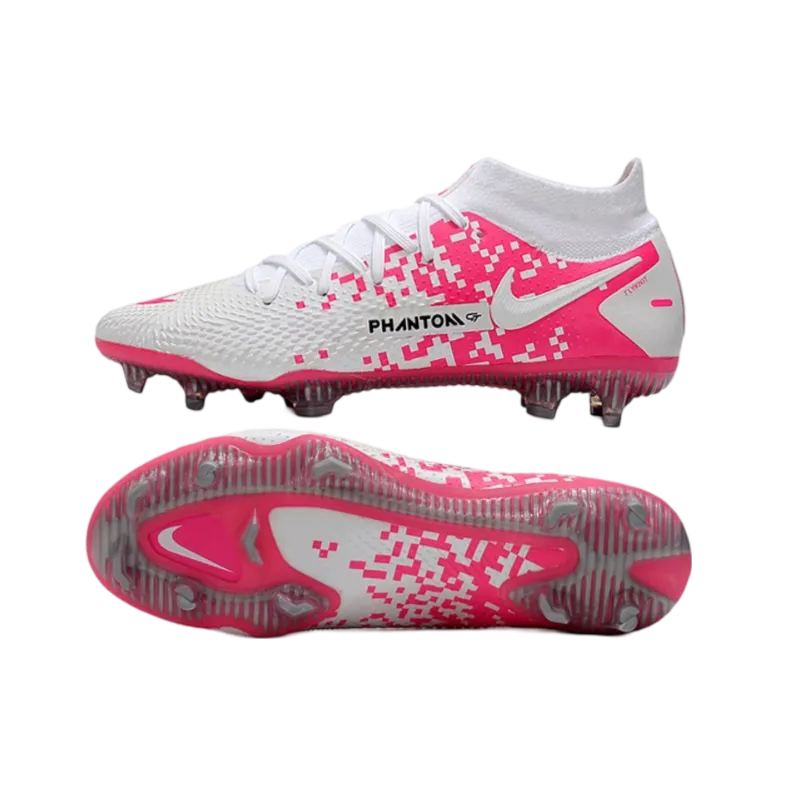 Nike Phantom GT Elite Dynamic Fit FG White Pink  - Goatkits Boots