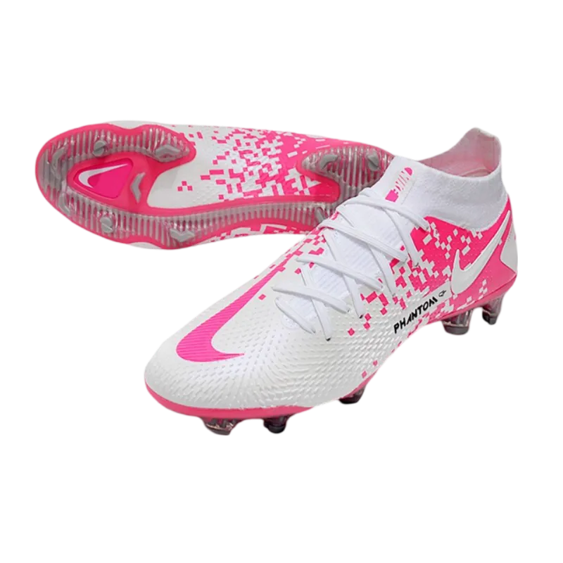 Nike Phantom GT Elite Dynamic Fit FG White Pink  - Goatkits Boots