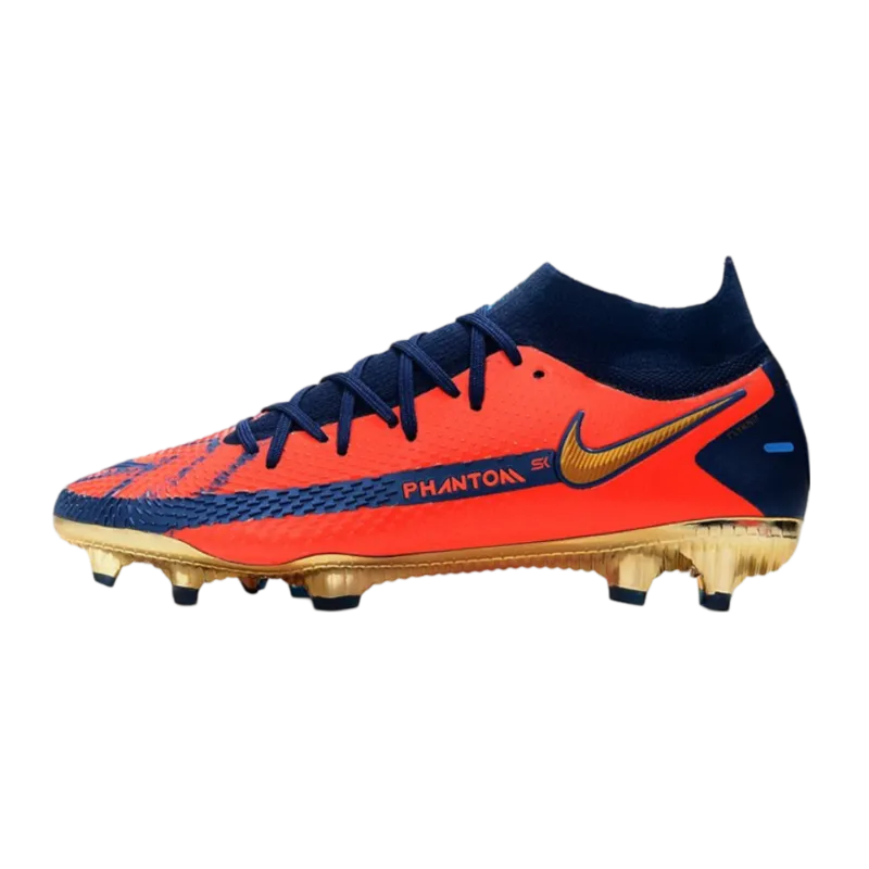 Nike Phantom GT Elite Dynamic Fit FG Orange Blue Gold  - Goatkits Boots