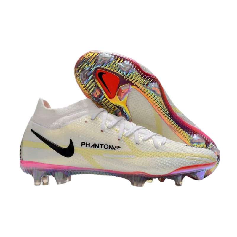 Nike Phantom GT2 Elite DF FG White Black Purple Pink - Goatkits Boots