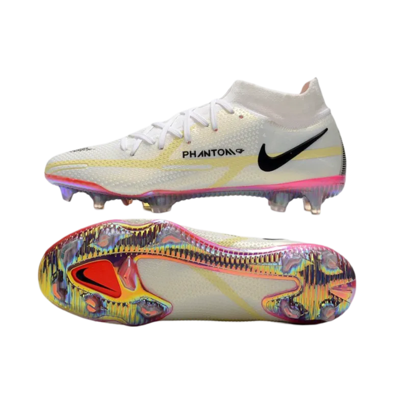 Nike Phantom GT2 Elite DF FG White Black Purple Pink - Goatkits Boots