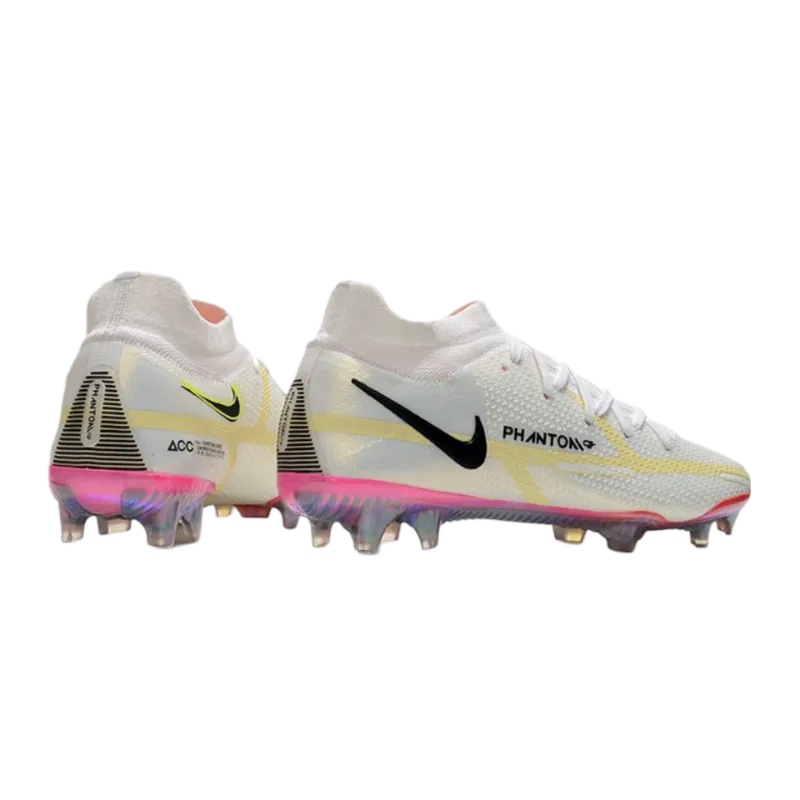 Nike Phantom GT2 Elite DF FG White Black Purple Pink - Goatkits Boots