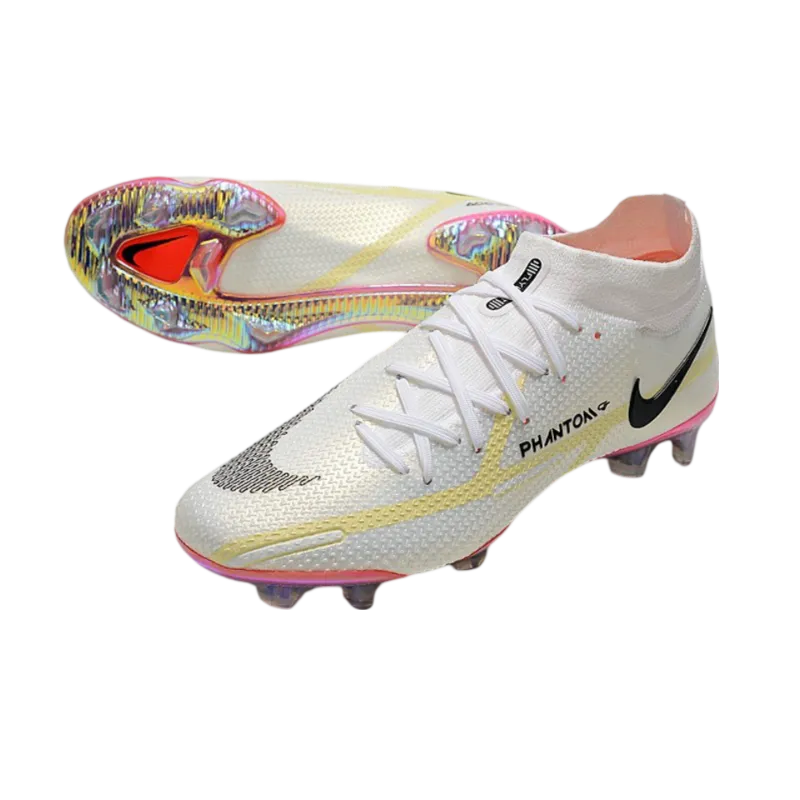 Nike Phantom GT2 Elite DF FG White Black Purple Pink - Goatkits Boots