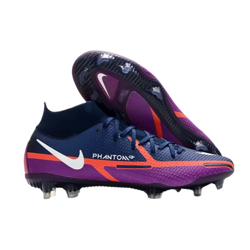 Nike Phantom GT2 Elite DF FG Navy Blue White Purple - Goatkits Boots