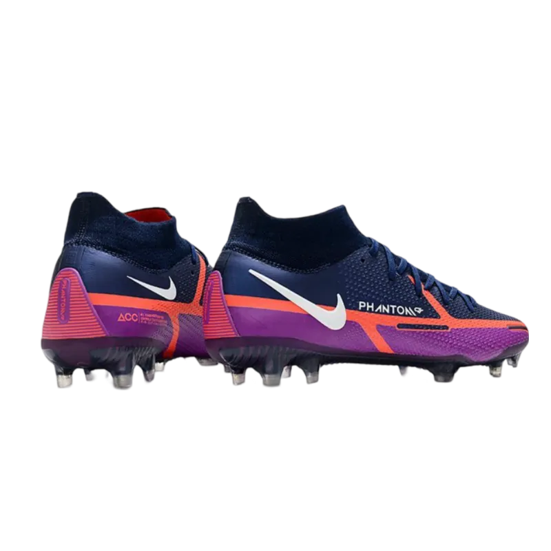 Nike Phantom GT2 Elite DF FG Navy Blue White Purple - Goatkits Boots