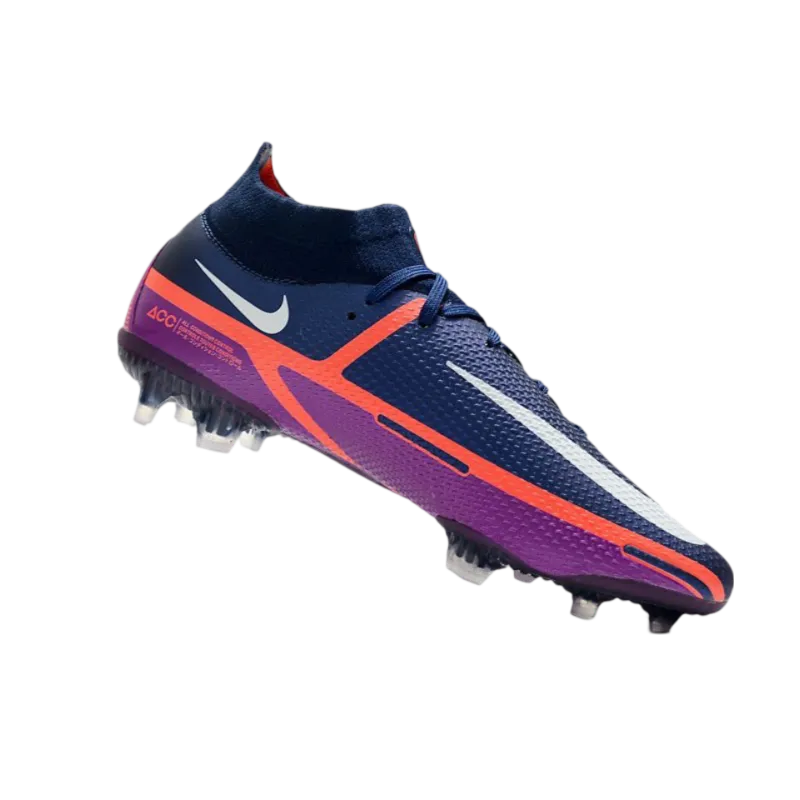 Nike Phantom GT2 Elite DF FG Navy Blue White Purple - Goatkits Boots