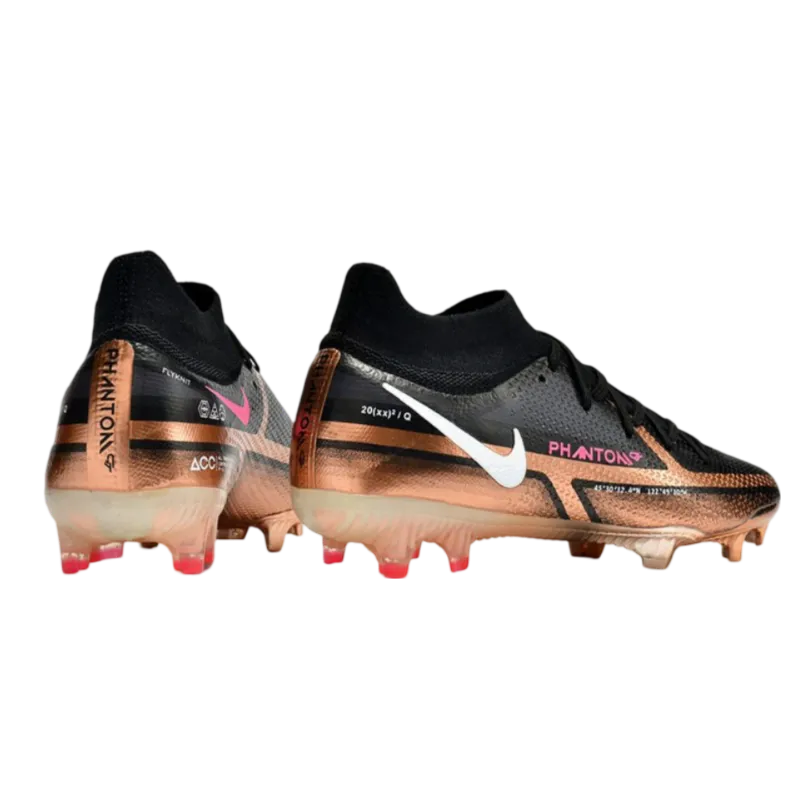 Nike Phantom GT2 Elite DF FG Metallic Copper White Black - Goatkits Boots