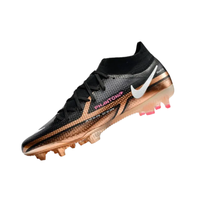 Nike Phantom GT2 Elite DF FG Metallic Copper White Black - Goatkits Boots