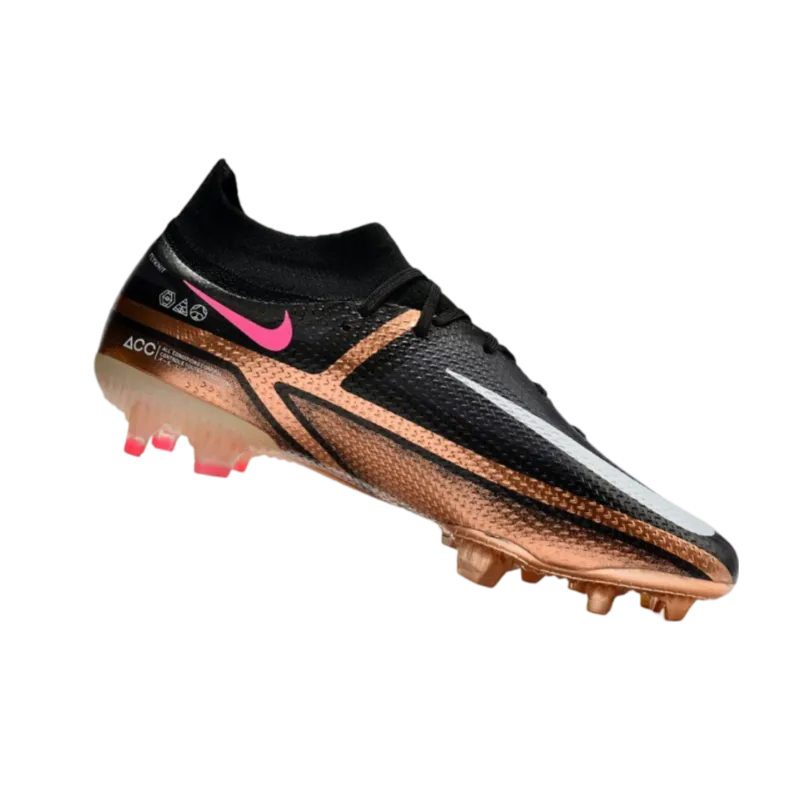 Nike Phantom GT2 Elite DF FG Metallic Copper White Black - Goatkits Boots