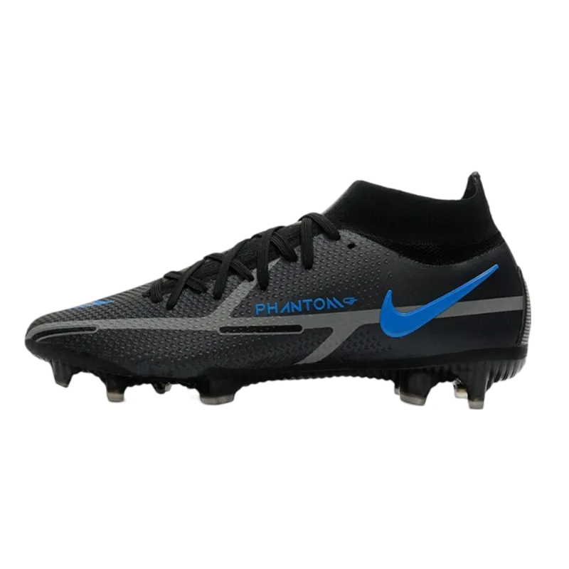 Nike Phantom GT2 Elite DF FG Black Grey - Goatkits Boots