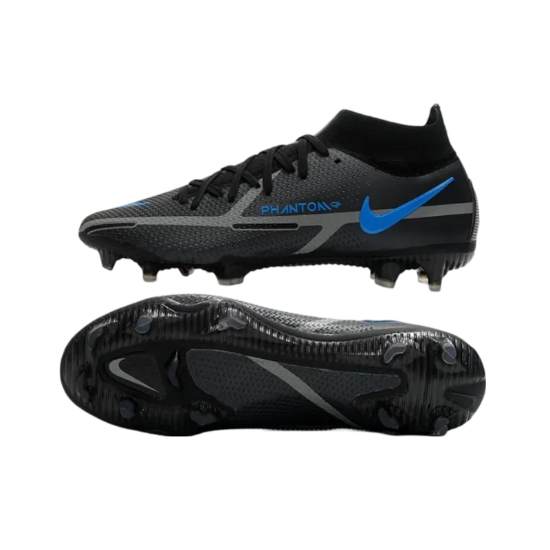 Nike Phantom GT2 Elite DF FG Black Grey - Goatkits Boots